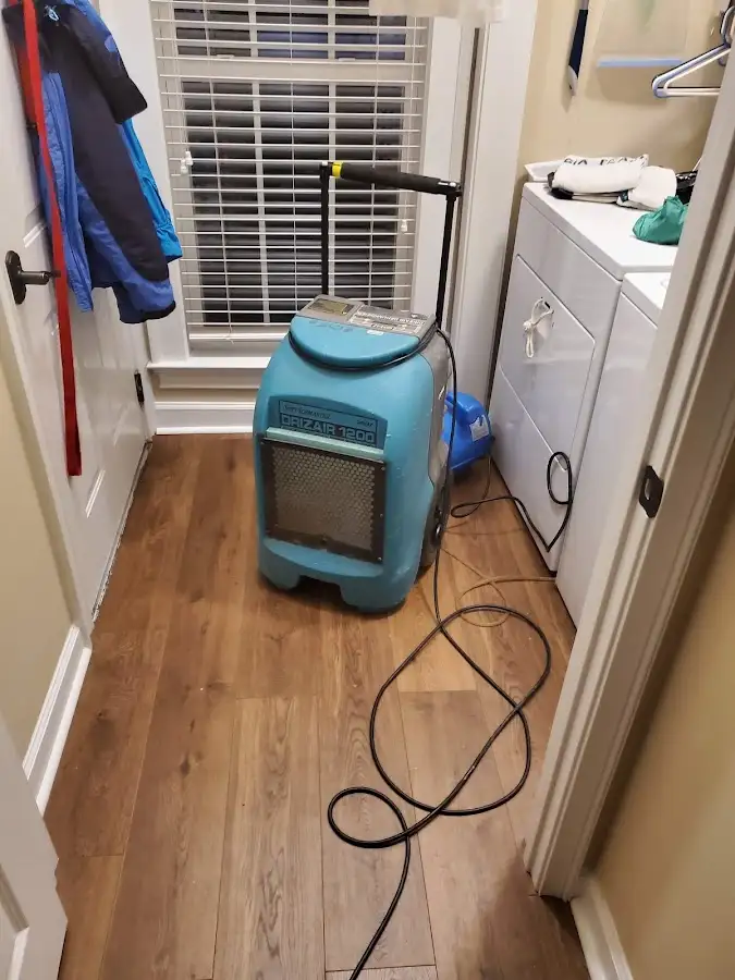 Commercial dehumidifier deployed for Flood Damage Cleanup in Perryton